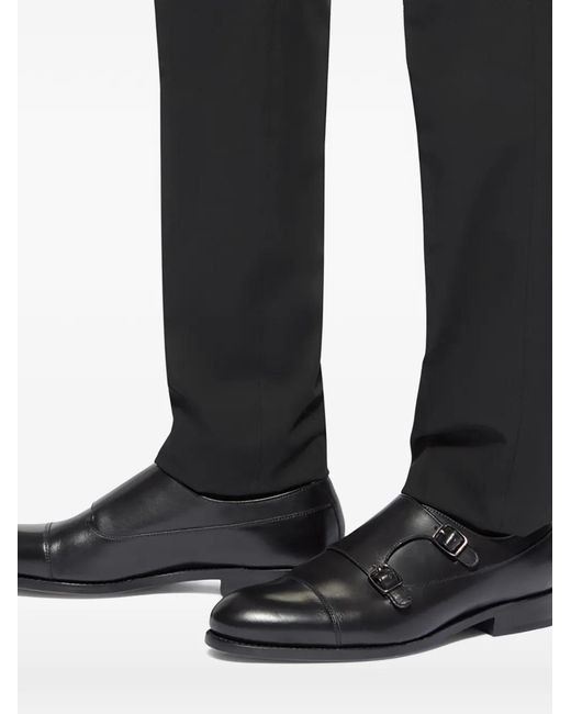 Kurt Geiger Black Sloane Monk Shoes for men