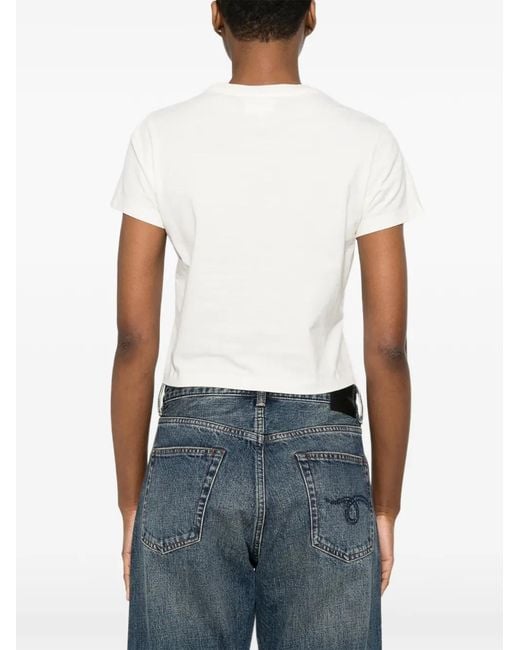 Maison Kitsuné White Logo T-Shirt