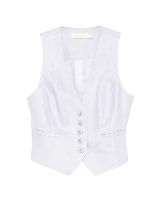 Zimmermann White Luna Waistcoat
