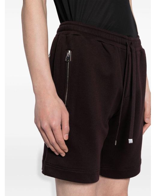 Dolce & Gabbana Black Zip-pocket Drawstring Track Shorts for men