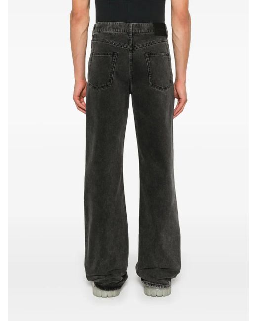 McQueen Gray Straight-Leg Jeans for men
