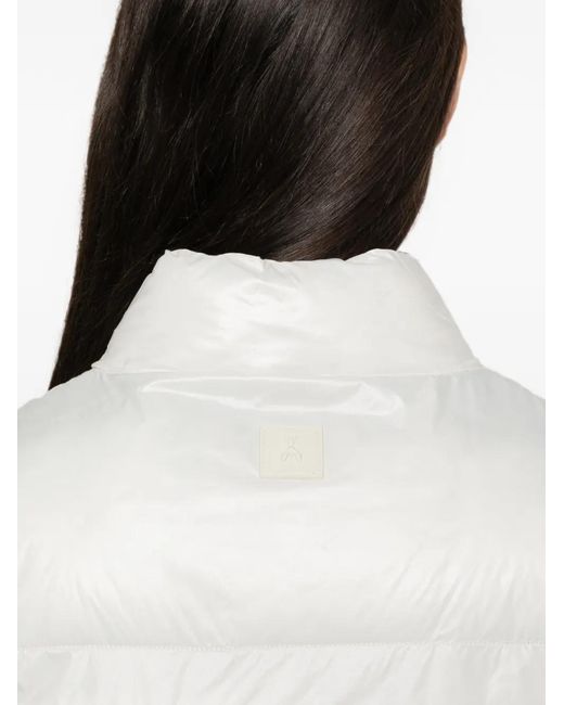 Patrizia Pepe White Reversible Padded Vest