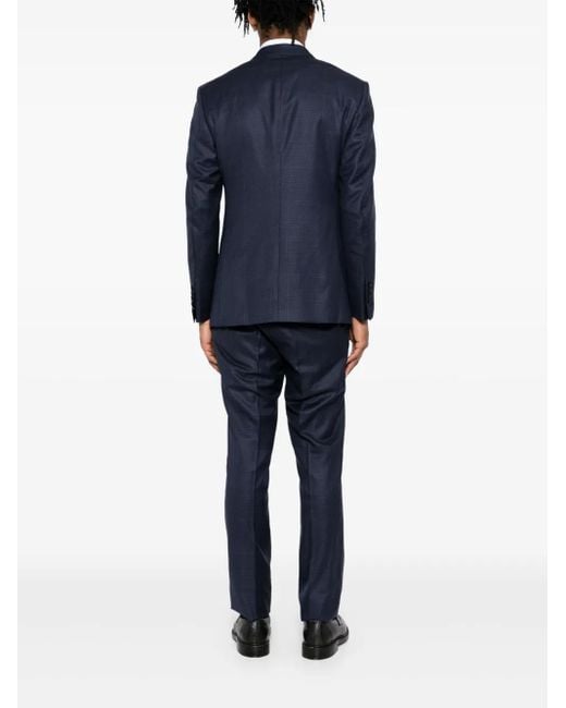 Tom Ford Blue Checked Suit