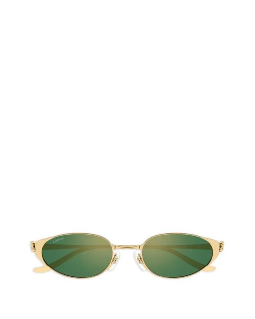 Cartier Green Panthère De Cartier Sunglasses