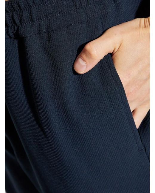Emporio Armani Shorts Met Elastische Tailleband in het Blue voor heren
