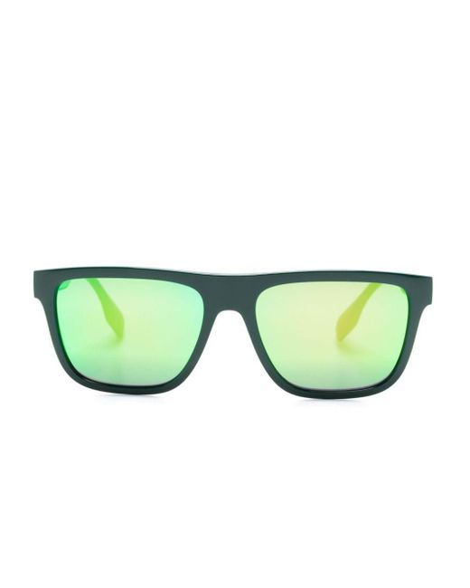 Burberry Green Square-frame Sunglasses for men