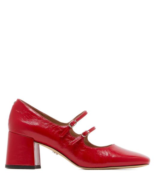 Sam Edelman Red Escarpins Sarah 60 Mm À Boucle