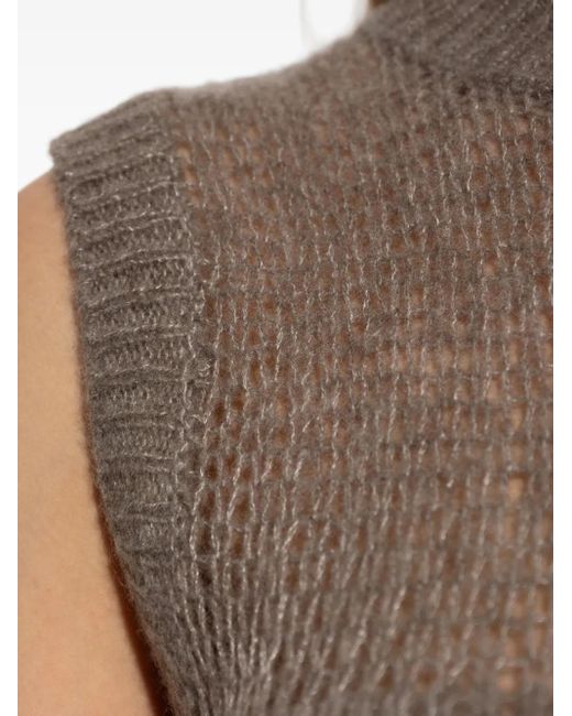 Lisa Yang Gray The Darcia Top