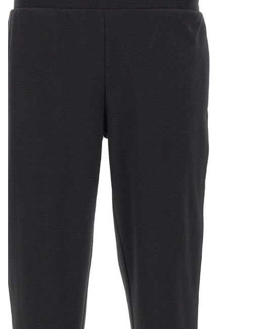 EA7 Blue Logo-Tape Track Pants for men