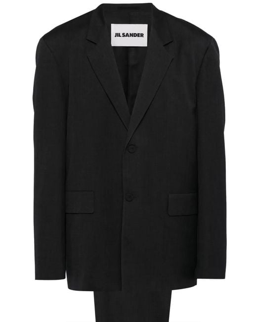 Jil Sander Black Check Pattern Shirt Set for men