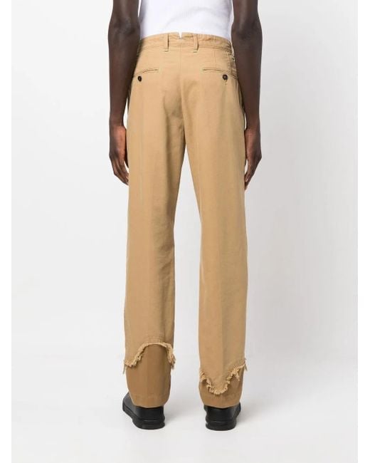 Incotex Natural Straight-Leg Chinos for men