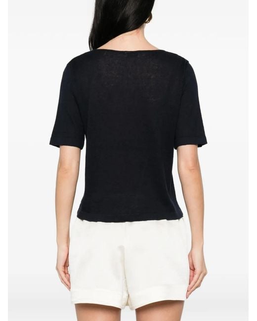 Base London Black Crew-Neck T-Shirt