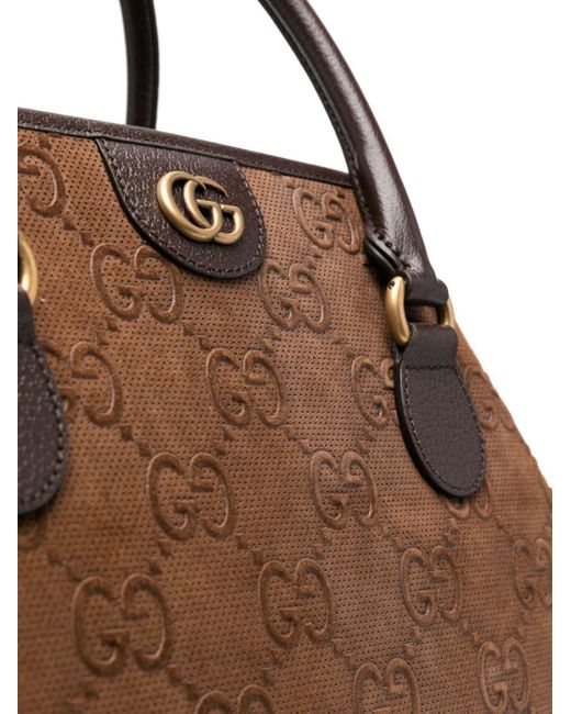 Gucci Supreme Duffeltas Met GG-logo in het Brown voor heren