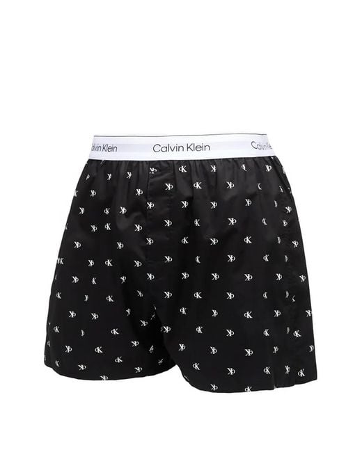 Calvin Klein Black Logo-Print Boxers for men