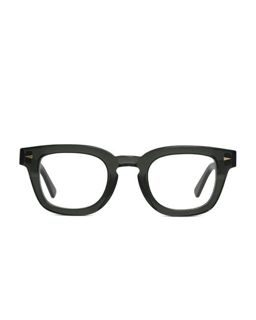 Ahlem Black Champdemars Square-Frame Glasses