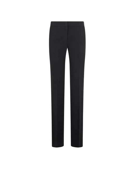 Moschino Black Pressed-Crease Trousers
