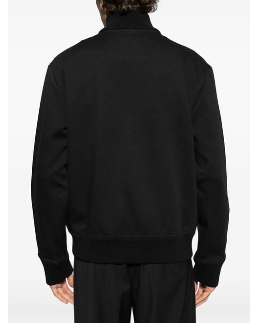 Givenchy Black 4G-Plaque Zip-Up Sport Jacket for men