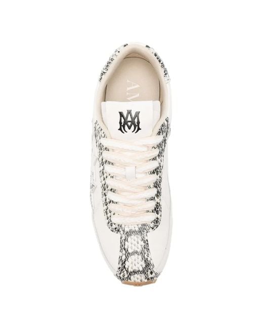 Amiri White Sneakers Mit Stern-Patch
