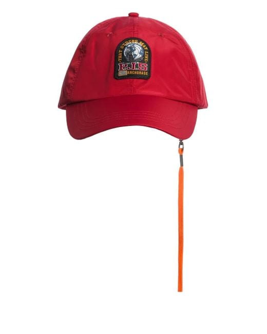 Parajumpers Honkbalpet Met Logopatch in het Red