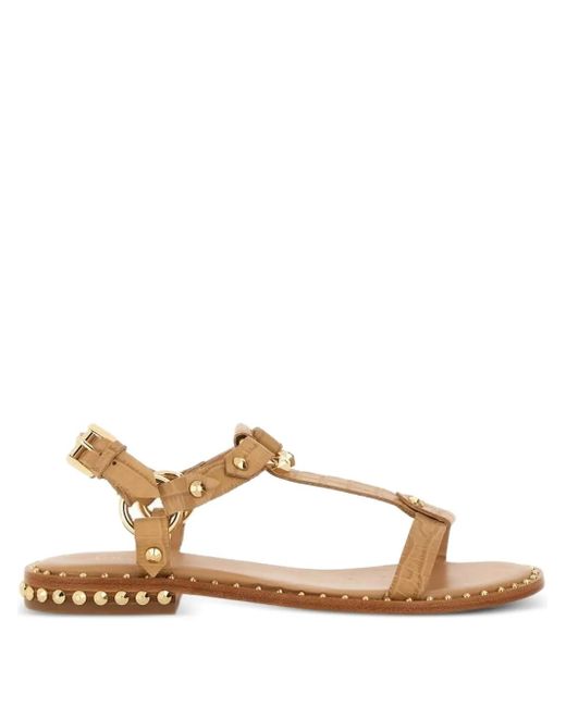 Ash Brown Patsy Bis Sandalen mit Nieten