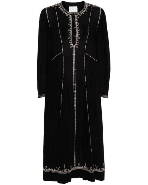 Vestido Pippa Isabel Marant de color Black