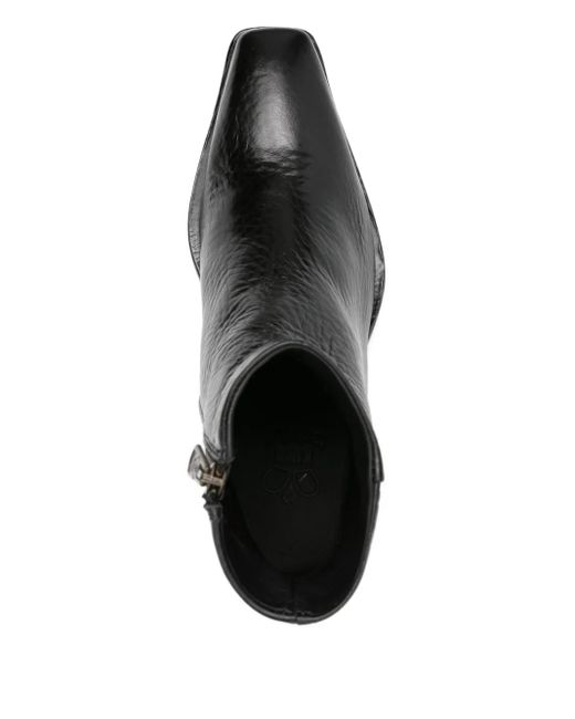 KING TARTUFOLI Black 50Mm Leather Zipped Boots