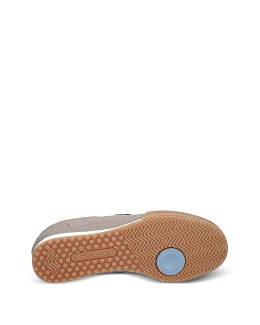 Lacoste White Baskets Aura En Daim