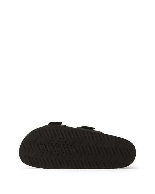 Geox White Buckle-Strap Platform Sandals