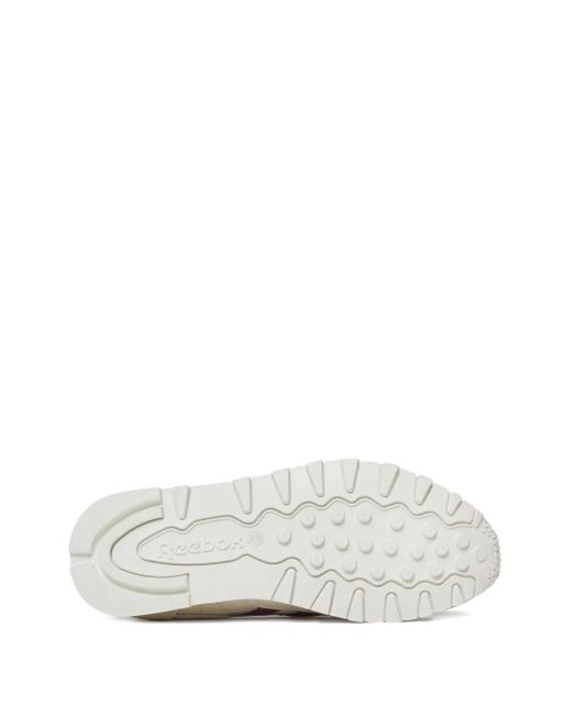 Reebok White Classic Leather Sneakers for men