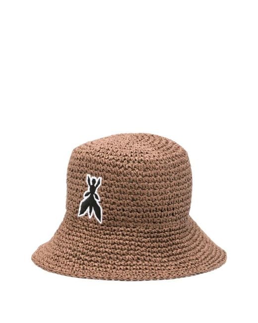 Cappello Bucket Con Ricamo di Patrizia Pepe in Brown