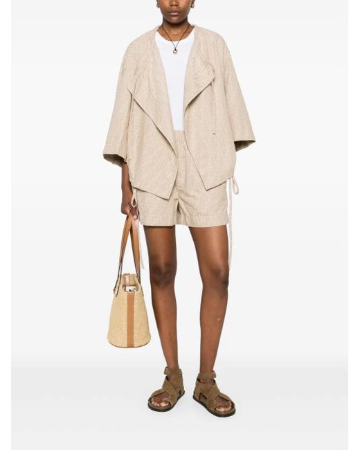 Fendi Natural Shorts