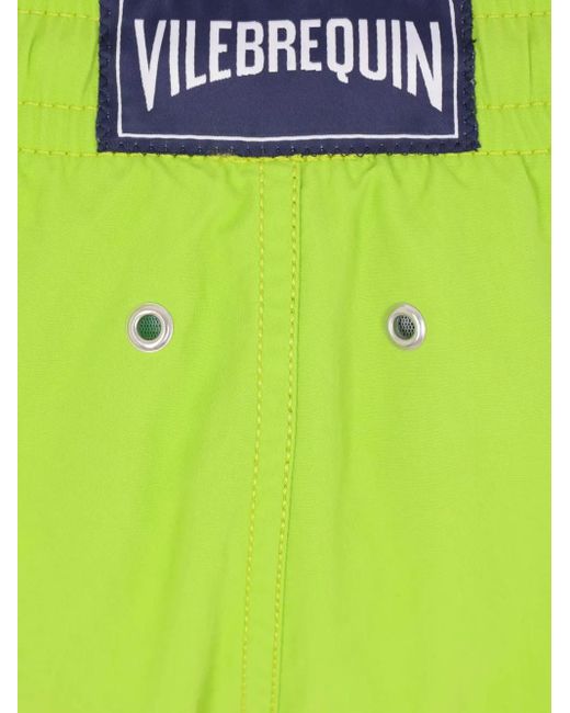 メンズ Vilebrequin ロゴ トランクス水着 Green
