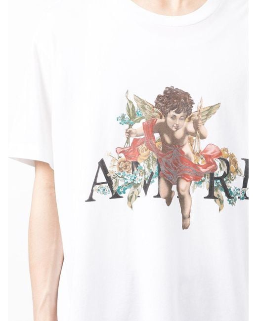 Amiri T-Shirt mit Engel-Print in Weiß für Herren | Lyst DE