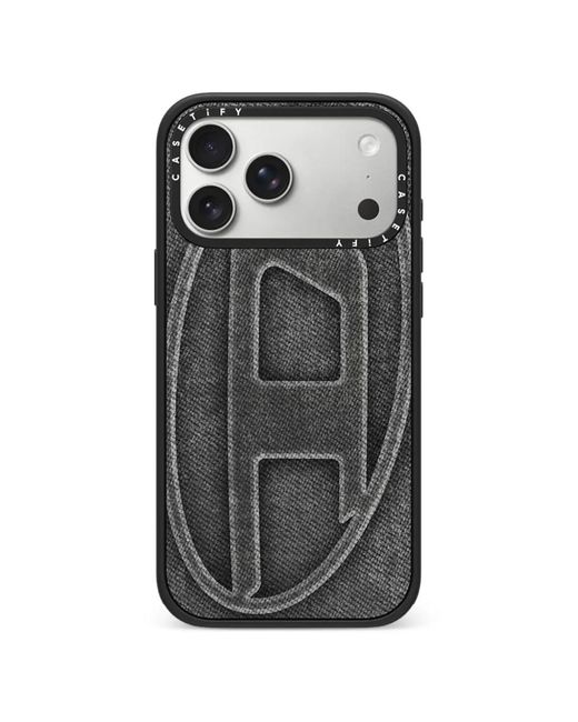 iPhoneアクセサリー DIESELBlackDenim- iPhone 17 Pro CASETIFY DIESEL X Casetify Denim-Effect Iphone 17 Pro Max Case in Black | Lyst