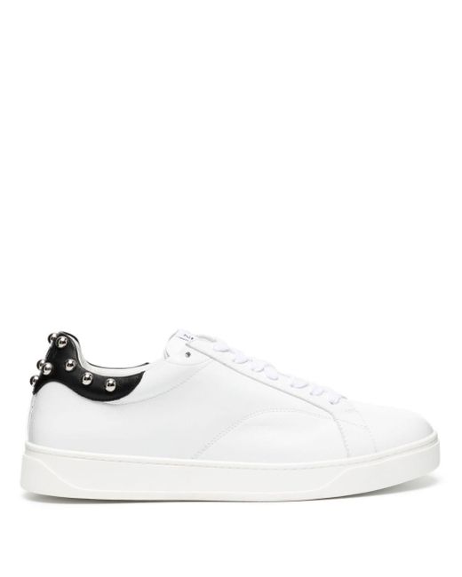 Lanvin White Studded Leather Sneakers - Men's - Bos Taurus/thermoplastic Polyurethane (tpu) for men