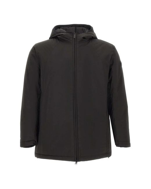 Colmar Black Hooded Drawstring-Hem Parka for men