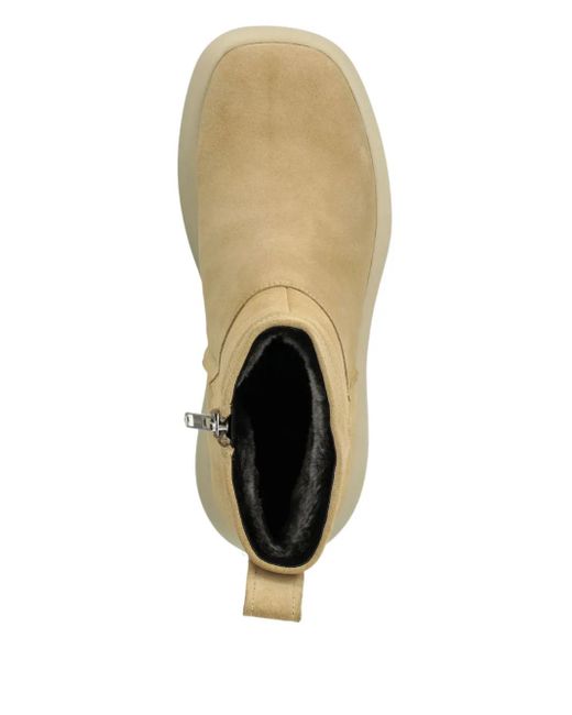 Vagabond Natural Janick Zip-Detail Platform Boots