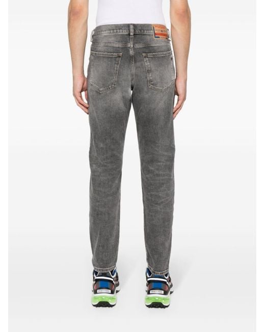 DIESEL Gray 2019 D-strukt Mid-rise Slim-fit Jeans for men