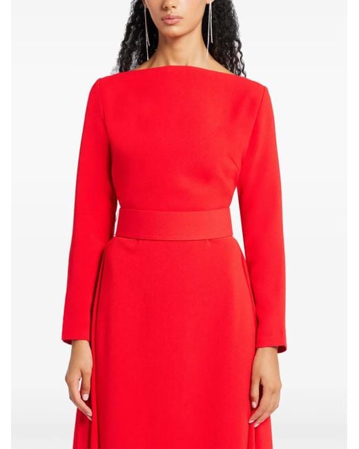 Solace London Red Shayla Maxi Dress