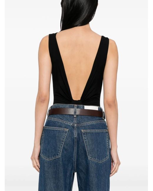 Agolde Black Ara Bodysuit