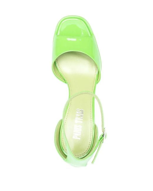 High Heel Sandals Paris Texas de color Green