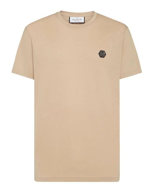 Philipp Plein Natural Basic T-Shirt for men