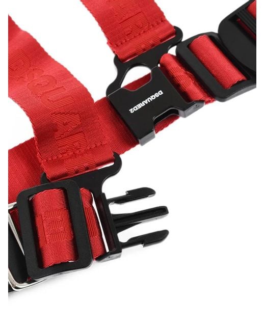 DSquared² Embroidered Logo Harness for men