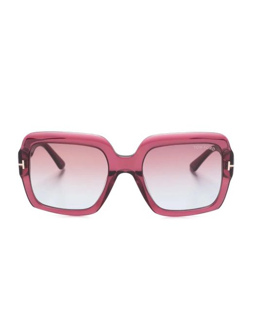 Tom Ford Kaya オーバーサイズフレーム サングラス Pink