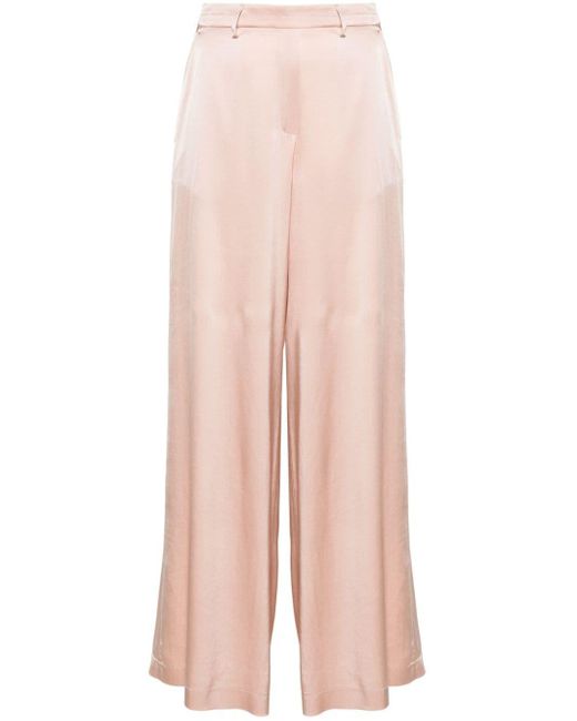 Pantalon ample à taille élastiquée Forte Forte en coloris Pink