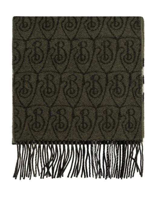 Sciarpa Con Frange di Burberry in Black