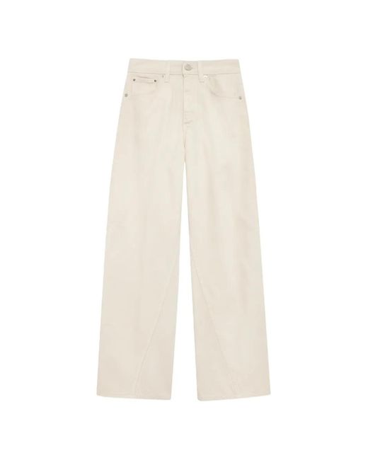 Anine Bing White Brie Jean