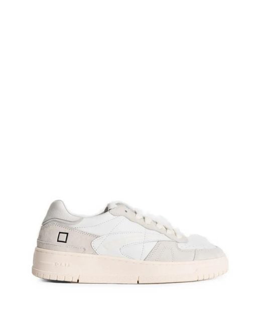 Date White Torneo Panelled Sneakers for men