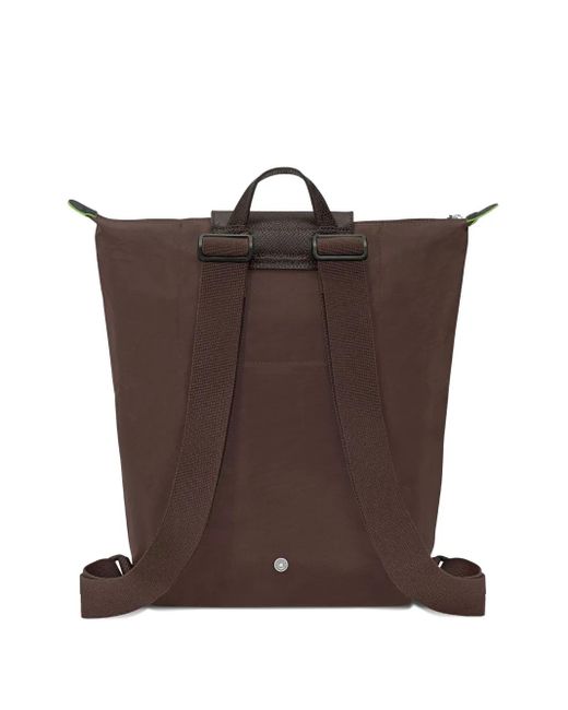 Longchamp Brown Le Pilage Foldable Backpack