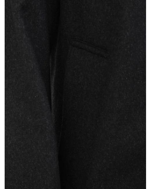 KIRED Black Button Reversible Coat for men